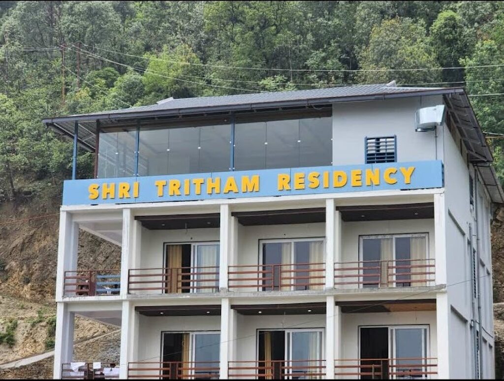 Shri Tritham Residency Front View | Travel to Nirvana